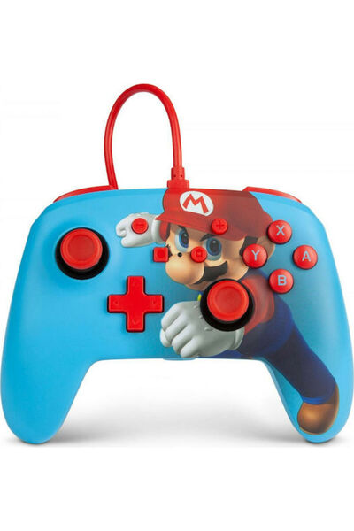Powera Ενισχυμένο Ενσύρματο Χειριστήριο για Switch Mario Punch