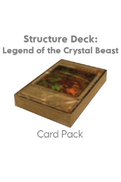 KONAMI Yu-Gi-Oh! Pachet de cărți Structure Deck: Legenda Bestiilor de Cristal