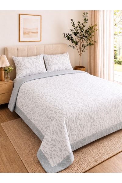 Bikaya Home Set dublu cu cadru pentru pat |   200x230 cm |   100% bumbac |   ...