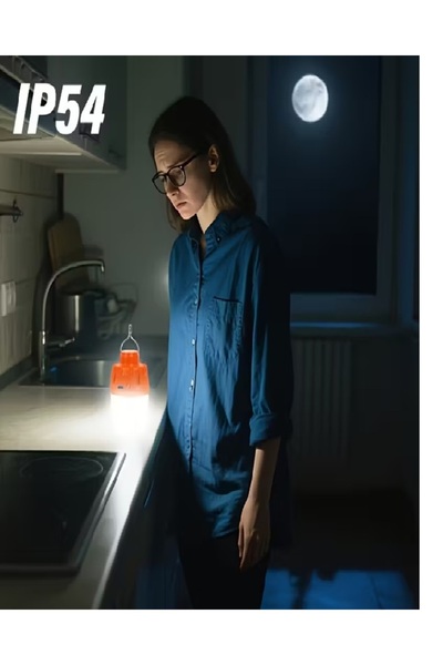 Genel Markalar Taşınabilir 30W Şarj Edilebilir Led Ampul - Beyaz Işık 6500K