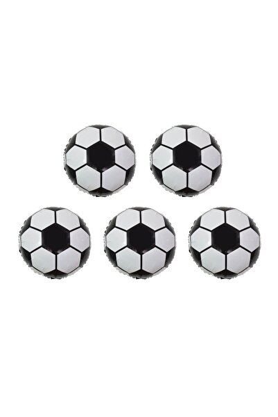 MP Mirific Party Set de 5 baloane din folie metalică, minge de fotbal, 25 cm