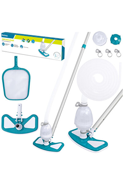 BESTWAY 58234 Set de curățare piscină cu tijă telescopică și aspirator