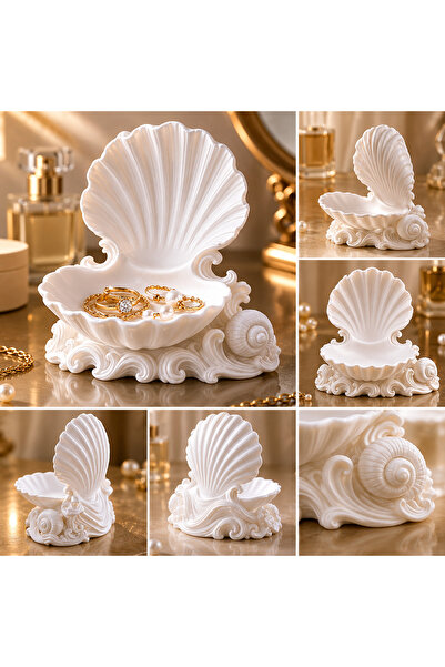 farist Seashell Jewelry and Gem Organizer – Decorative Oyster Design – 3D Pri...