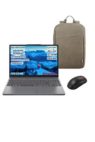 LENOVO IdeaPad Slim3 Intel Core i5-13420H 16GB 512GB SSD 15.3" WUXGA FreeDOS ...