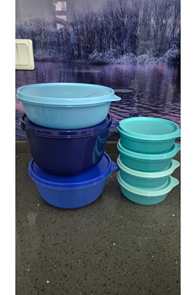 Tupperware Miracle Candies New Set of 3 and Turquoise 300 ml 4-Piece Candy Co...