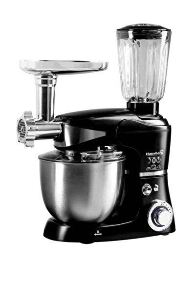 Hausberg Robot de bucătărie multifuncțional HB-7605NG, 1000W, Mixer, Blender,...