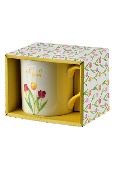 MONDEX Cană porțelan AFFEKDESIGN MY 8.7x9 cm 320 ml Albă 1 buc.