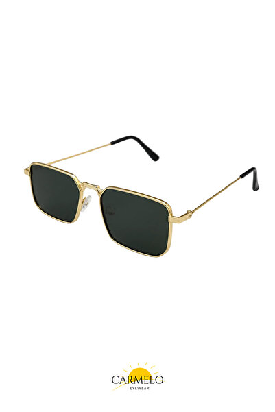 Carmelo Eyewear C02GK047 نظارة شمسية نسائية باللون الذهبي والأسود