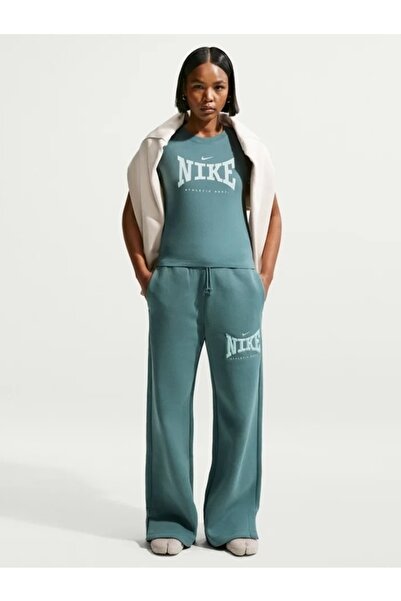 Nike Sportswear Phoenix Fleece Women's High-Waisted Wide-Leg Kadın Eşofman Altı