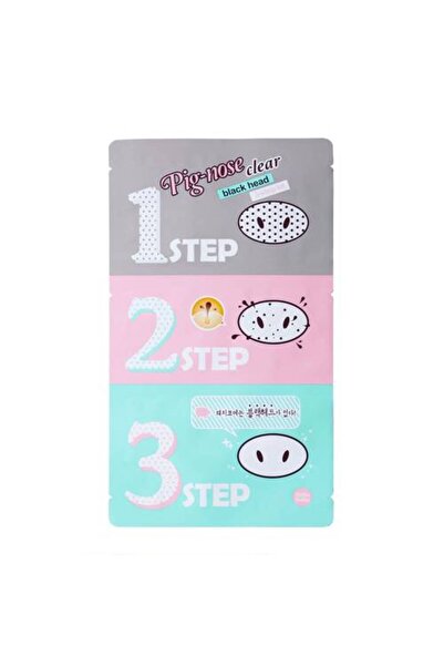 KOREA Beige Nose Patches for Blackhead Removal in Three Steps