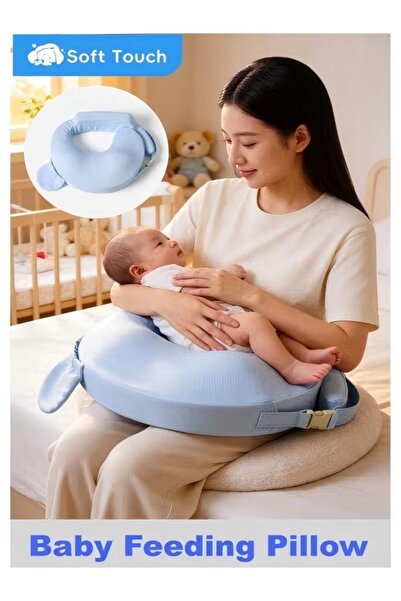 Soft Touch Baby Nursing Pillow, Breastfeeding Support Cushion with Adjustable...