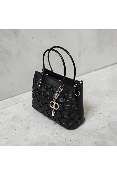 Desire 5384-Nin Nin PU Leather Handbag Black Color