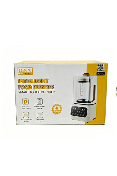 Generic خلاط متعدد الوظائف DX2072 سعة 1.5 لتر مع غطاء عازل للصوت ولوحة تحكم ذ...