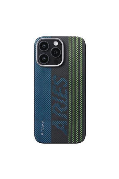 PITAKA Άριες Λουμιντέξ Υφαντή Φωτεινή Θήκη για iPhone 16 Pro Max
