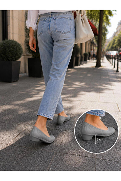 belixspor Zenne Heeled Moccasins 36-40 Gray
