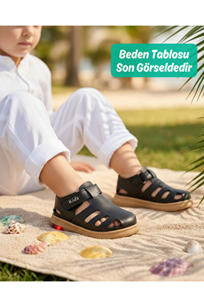 elma bebe Cırt Cırtlı Işıklı Kız Erkek Bebe Yazlık Spor Sandalet Ayakkabı