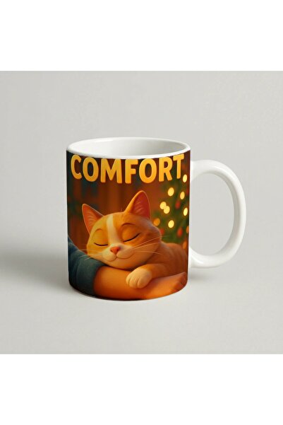 Petgifts Cana Cadou Personalizat Amuzanta Cu Mesaj Comfort - Ceramica 330 Ml