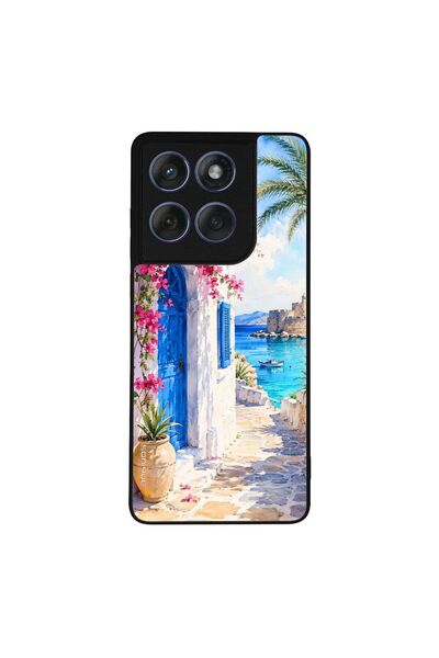 Sonique Θήκη Greek Island Muse Series για Motorola Edge 60 Fusion 5G Σοκάκι Ρ...