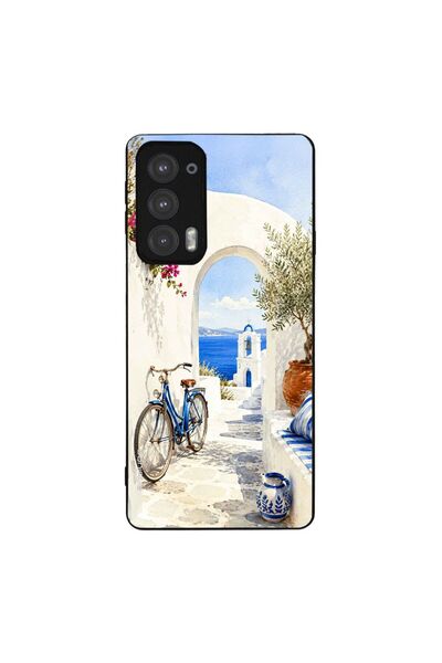 Sonique Θήκη Greek Island Muse Series για Motorola Edge 20 5G Πέρασμα στο Αιγαίο