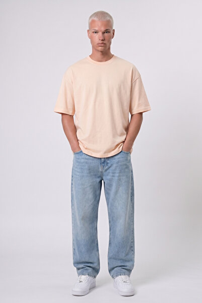 Respire Tricou Basic Oversize Roz