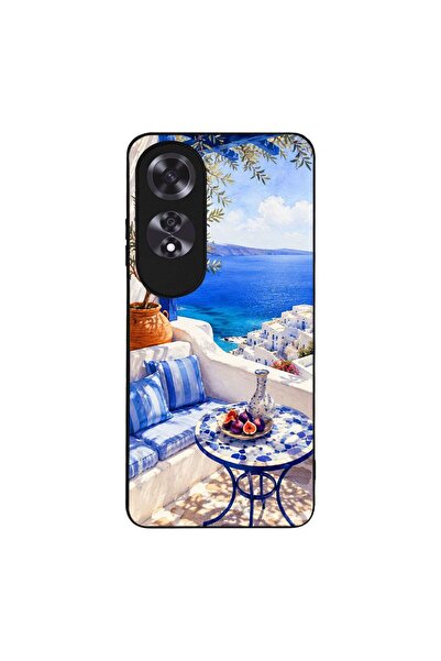 Sonique Θήκη SoniqueGreek Island Muse Series για Oppo A60 Θέα του Αιγαίου