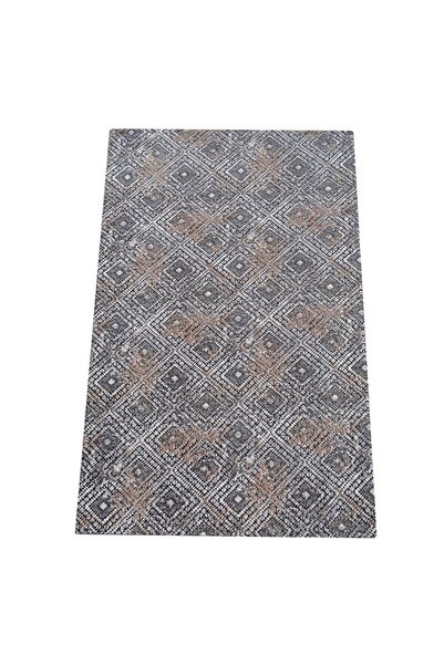 OEM Covor Antiderapant Elmira, Nuante Gri, Poliester, 80 x 150 cm