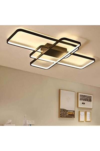 La Cucu Lustra LED cu telecomanda AXIS 95W, 3 Elemente, lumina Rece/Calda/Neu...