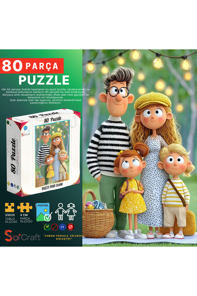 Soi Craft 80 Parça Bahçede Piknik Zamanı #1119