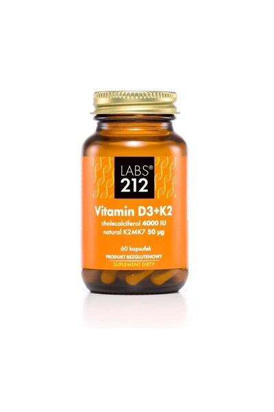 Labs212 Vitamin D3 4000 Iu I K2
