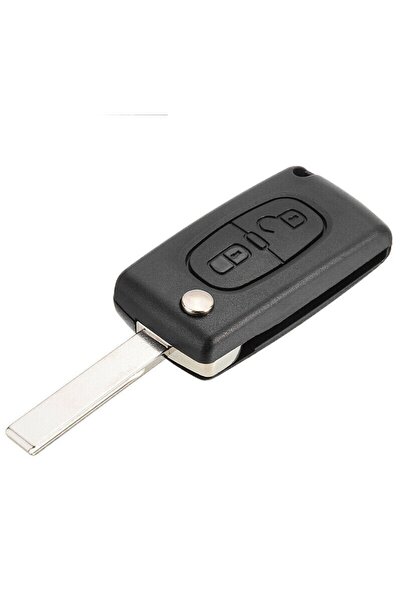 Avex Carcasă telecomandă auto cu 2 butoane și lamă inclusă, compatibilă cu Ci...