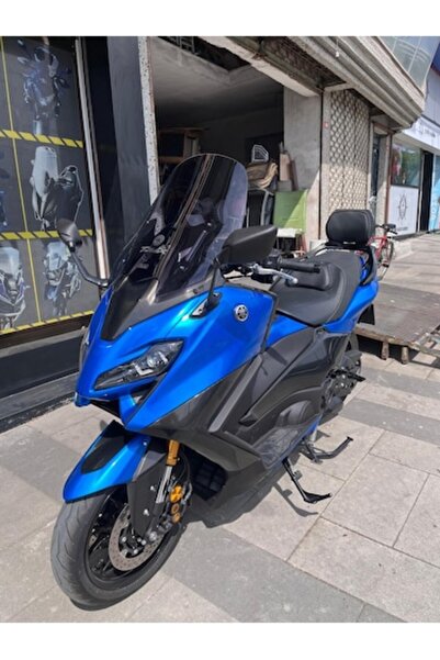 ZEUS MOTOR 2020-2025 Yamaha Tmax 560 Uyumlu Ön Cam Koyu Füme