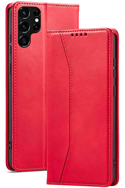 Other Bodycell PU Leather Book Synthetic Leather Red (Galaxy S22 Ultra) Code:...