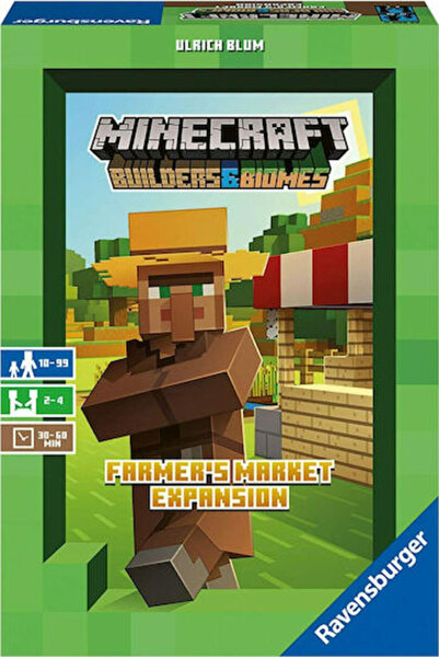 RAVENSBURGER Επέκταση Παιχνιδιού Minecraft Builders & Biomes: Αγορά των Αγρότ...