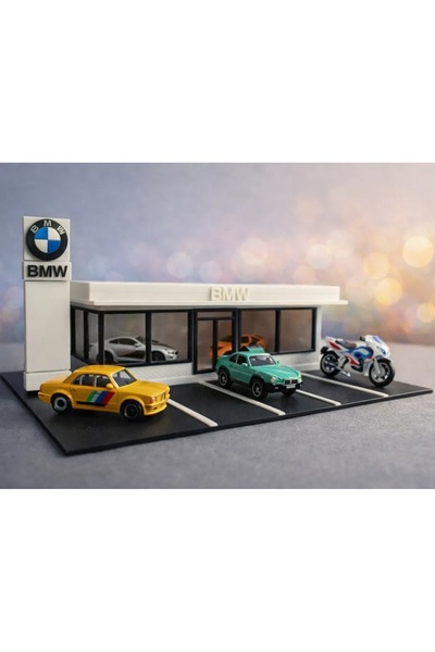 PAİPLAYSHOP 1:64 Ölçek BMW Showroom Dioraması