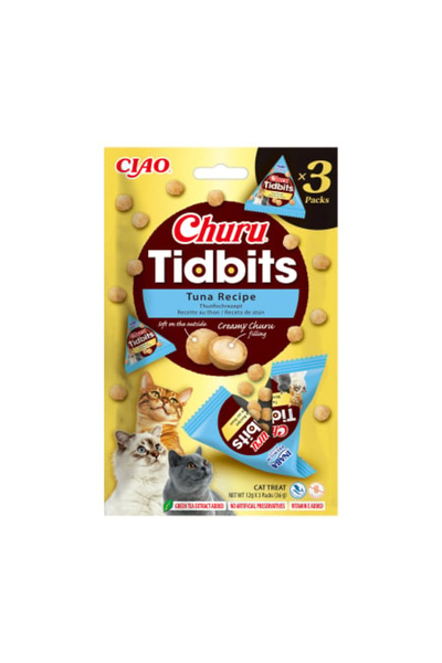 Inaba Churu Gustări pentru Pisici cu Ton, 3 x 14 g