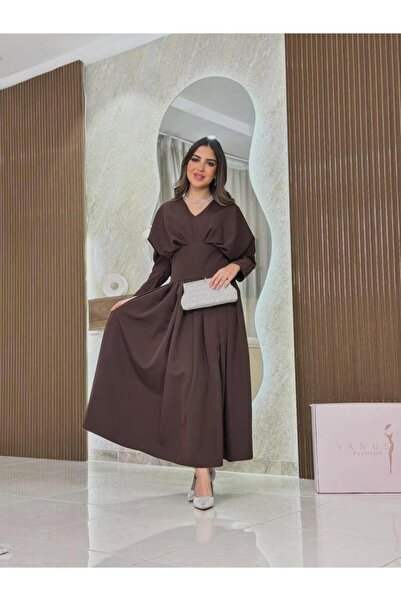 vanus fashion 7178 - فستان سهرة ميدي