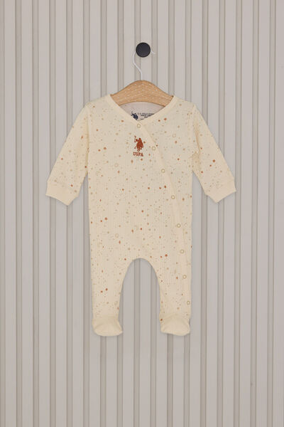 U.S. Polo Assn. U.S. Polo Assn Kız Bebek Krem Tulum