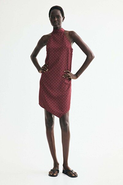 H&M Tie-detail handkerchief dress