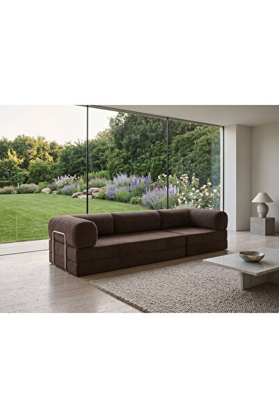 DECHOME 300X100 Modüler Sünger Kanepe,Taşınabilir, Yatak Olabilen,50 DNS Sünger