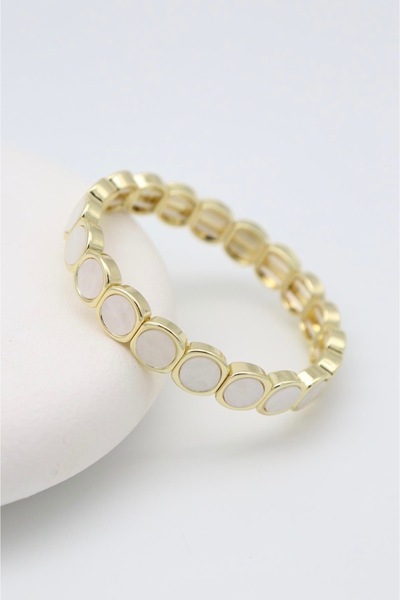 Bade Jewelry سوار من الفولاذ المطاطي الفاخر المقاوم للصدأ من في آي بي جولد، م...