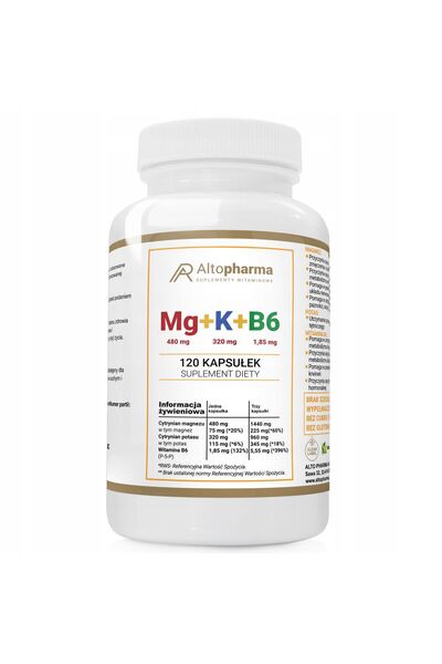 ALTO PHARMA Mg + K + B6 120 Capsule