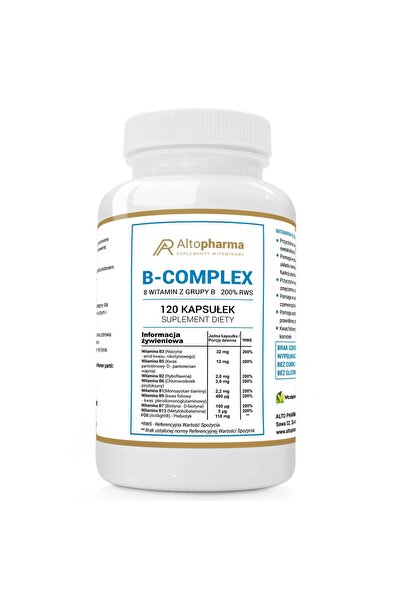 ALTO PHARMA Complex de Vitamina B 200% RWS 120 Capsule