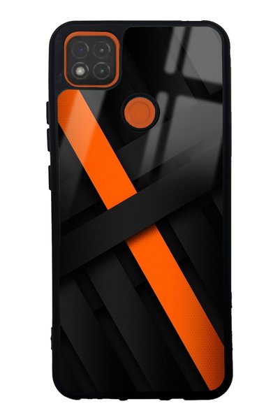 Spoyi حافظة هاتف Xiaomi Redmi 9C بتصميم شبكي من الكربون لامع