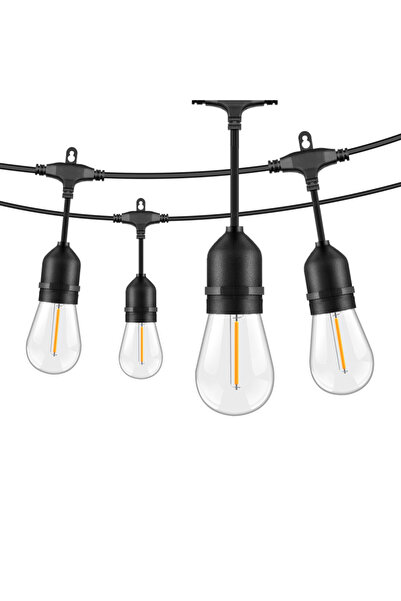Q DECOR home&kids&garden Ghirlandă luminoasă LED 15m, 15 becuri în formă de p...