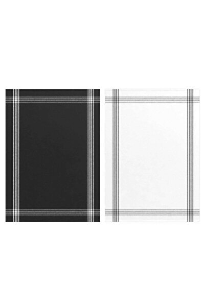 PAN HOME منشفة مطبخ إيكويل قطعتين 40×60 سم - لون أنثراسايت