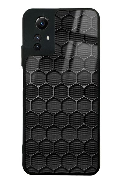 Spoyi حافظة هاتف لامعة بتصميم شبكي من Xiaomi Redmi Note 12s