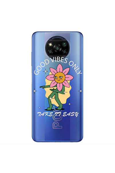 Other Xiaomi Poco X3 /X3 Pro Good Vibes Only Transparent Silicone TPU Θήκη