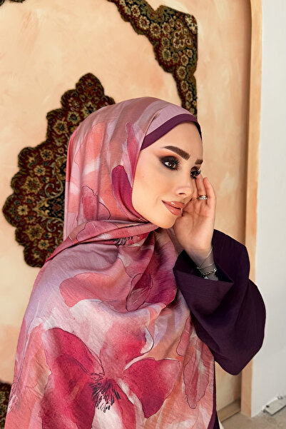 KUQOS Ahenk Flower Pattern Naida Shawl