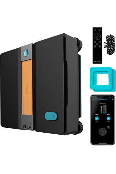 CECOTEC Robot curatare geamuri Conga WinDroid W50 Double Spray Connected, Pul...