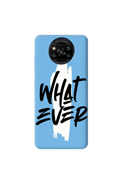Other Xiaomi Poco X3 /X3 Pro What Ever Blue Colored Silicone TPU Θήκη